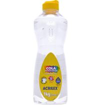 Cola Transparente Acrilex 1 kg