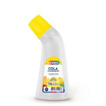 Cola transparente frasco ergonomico 70g sem cor (1/12) Cola transparente frasco ergonomico 70g sem cor (1/12)