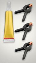 Cola Universal 15ml + 4 Grampos Fixa Tela Cola Universal 15ml + 4 Grampos Fixa Tela