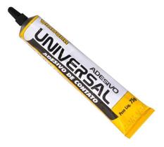 Cola Universal Contato Preta Base De Borracha 75G Ciabond