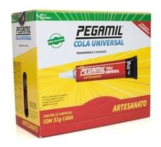 Cola Universal Pegamil Artesanato De 51g 12 Unidades