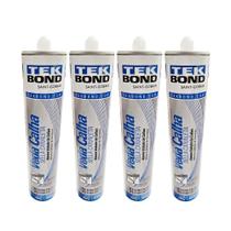 Cola Veda Calha Alumínio 280g - 4 unidades - Tekbond