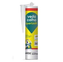 Cola Veda Calha Cinza 280G Quartzolit