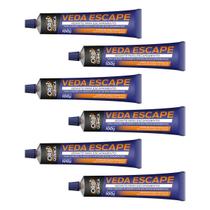 Cola Veda Escape Repara Escapamento Carro Caminhão Moto 6un