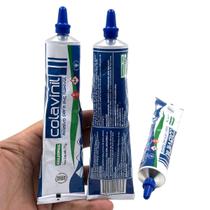 Cola Vinil 75g 3un Universal PVC Caminhão Barraca Camping