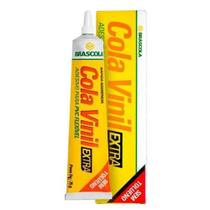 Cola Vinil Adesivo Para Pvc Flexível 75gr Brascola Cor Incolor