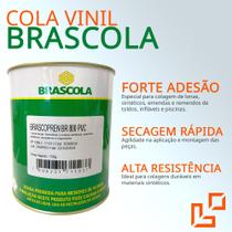 Cola Vinil Contato Adesivo Para PVC Flexivel Lona Piscina Toldo Brascola 750g Cola Vinil Contato Adesivo Para PVC Flexivel Lona Piscina Toldo Brascola 750g
