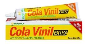 Cola Vinil Extra 75g Brascola - Pvc Lona Faixa Banner - 5 Un