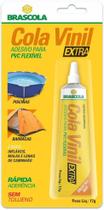 Cola Vinil Extra Adesivo para PVC Flexível 17g Brascola Cola Vinil Extra Adesivo para PVC Flexível 17g Brascola
