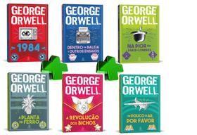 Colação George Orwell com 6 livros clássicos da literatura mundial