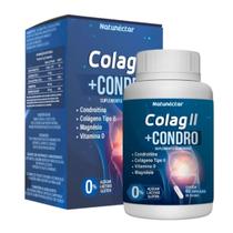 Colag II + Condro Suplemento Alimentar Natural 60 Capsulas Colágeno Tipo 2 100% Puro Vitamina Original Premium