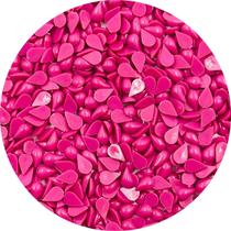 Colagem Chaton Meia Gota Rosa Pink 5x7mm 100un Plástico 12g Colagem Chaton Meia Gota Rosa Pink 5x7mm 100un Plástico 12g