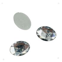 Colagem Chaton Oval Acrílico Transparente 13x18mm 10pçs 5g