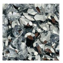 Colagem Gota Strass 10x13mm Cristal 200pçs Acrílico 48g