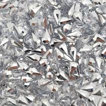 Colagem Gota Strass Acrílico Transparente 6x10mm 100pçs 10g