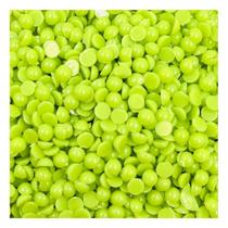 Colagem Meia Pérola 2mm 1000pçs Verde Claro Artesanato 20g Colagem Meia Pérola 2mm 1000pçs Verde Claro Artesanato 20g