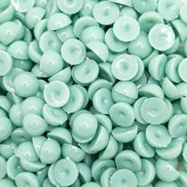 Colagem Meia Pérola Plástico Verde Tiffany 8mm 200pçs 80g Colagem Meia Pérola Plástico Verde Tiffany 8mm 200pçs 80g