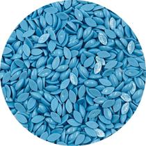 Colagem Navete Azul 5x9mm Artesanato Biju 100un 10g