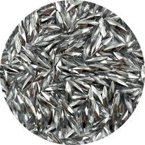 Colagem Navete Strass 4x15mm Transparente 100pçs 8g