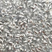 Colagem Navete Strass Acrílico Transparente 3x6mm 5000pçs 100g