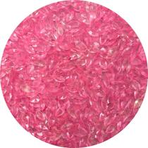 Colagem Navete Strass Rosa 4x8mm Transparente 100pçs 4g