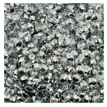 Colagem Oval Strass Transparente 6x8mm 500pçs Acrílico 50g