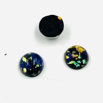 Colagem Pedra Cristal 11mm Aurora Boreal 30pçs 48g Arte