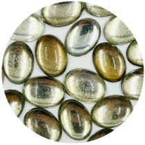 Colagem Pedra Cristal Quartz 18x13mm Transparente 30pçs 57g