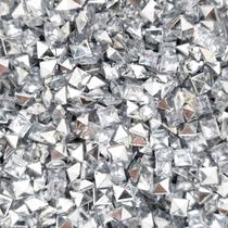 Colagem Quadrado Strass Acrílico Transparente 4mm 1000pçs 12g Colagem Quadrado Strass Acrílico Transparente 4mm 1000pçs 12g