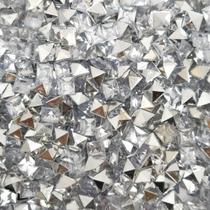 Colagem Quadrado Strass Acrílico Transparente 6mm 6300pçs 500g Colagem Quadrado Strass Acrílico Transparente 6mm 6300pçs 500g