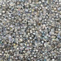 Colagem Redondo Strass Acrílico Transparente Irisado 3mm 3000pçs 30g Colagem Redondo Strass Acrílico Transparente Irisado 3mm 3000pçs 30g
