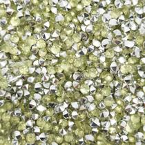 Colagem Redondo Strass Acrílico Verde Claro Transparente 3mm 3000pçs 30g Colagem Redondo Strass Acrílico Verde Claro Transparente 3mm 3000pçs 30g