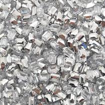 Colagem Retângulo Strass Acrílico Transparente 4x6mm 300pçs 15g Colagem Retângulo Strass Acrílico Transparente 4x6mm 300pçs 15g