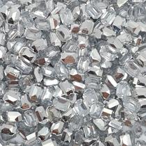 Colagem Retângulo Strass Acrílico Transparente 6x8mm 500pçs 60g