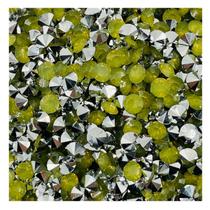 Colagem Strass 5mm SS24 Verde Fosco 600pçs Ponto de Luz 36g