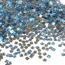 Colagem Strass Quadrado 4mm Base Reta 1200pçs 24g Biju Arte
