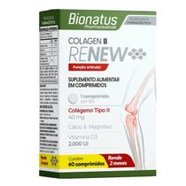 Colagen comprimidos tipo ii renew c/60 comp bionatus