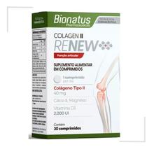 Colagen Renew Tipo 2 Sem sabor Bionatus 30 Comp