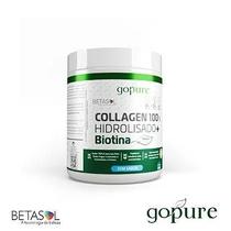 Colágeno 100 Hidrolisado com Biotina e Vitaminas 300g GoPure