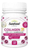 Colágeno 3x Sunfood -type 1, 2, 3 18 Aminoacids