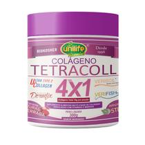 Colágeno 4 em 1 Tetracoll Unilife 300g Morango Colágeno 4 em 1 Tetracoll Unilife 300g Morango