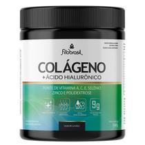 Colágeno 9g com 50 mg de ácido hialurônico, vitamina A, C, E selênio e zinco (nova fórmula) - Limão com Clorofila 300g