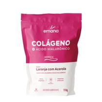 Colageno + Acido Hialuronico Emana Sabor Laranja com Acerola 150g Colageno + Acido Hialuronico Emana Sabor Laranja com Acerola 150g