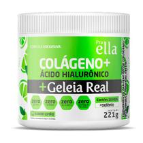 Colágeno + Ácido Hialurônico + Geleia Real Pra Ella 221g