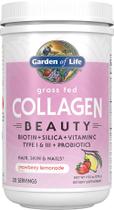 Colágeno Beauty Powder Garden of Life Strawberry 20 porções