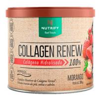 Colageno collagen renew morango 300g nutrify