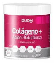 Colageno com Acido Hialuronico 200g Frutas Vermelhas Duom Colageno com Acido Hialuronico 200g Frutas Vermelhas Duom