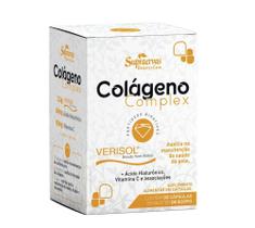 Colágeno Complex verisol+ acido hialurônico+vit c+ Supra ervas -96 caps blister Colágeno Complex verisol+ acido hialurônico+vit c+ Supra ervas -96 caps blister