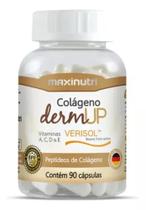 Colágeno Dermup Verisol Vitam A-c-d-e 90 Cáps Loja Maxinutri Sabor Sem Sabor