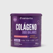 Colágeno Duo Balance Hidrolisado Verisol Sanavita Hibísco Frutas Roxas 330g